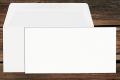 [16400209] Briefhüllen mit Seidenfutter DL 110x220 mm Nassklebend Weiß gerippt 100 g/qm
